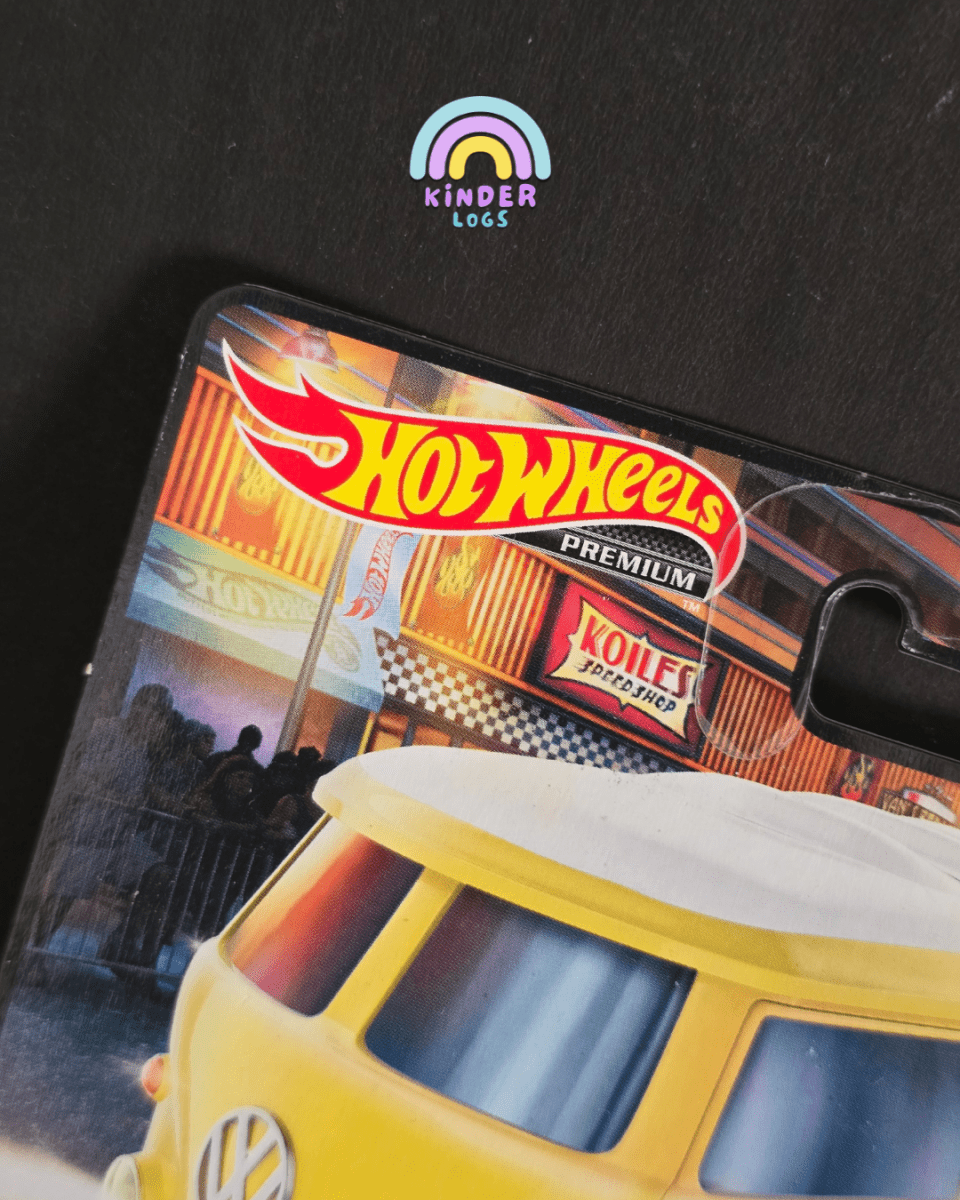 Premium Hot Wheels Kool Kombi Moon Eyes Edition - Kinder Logs