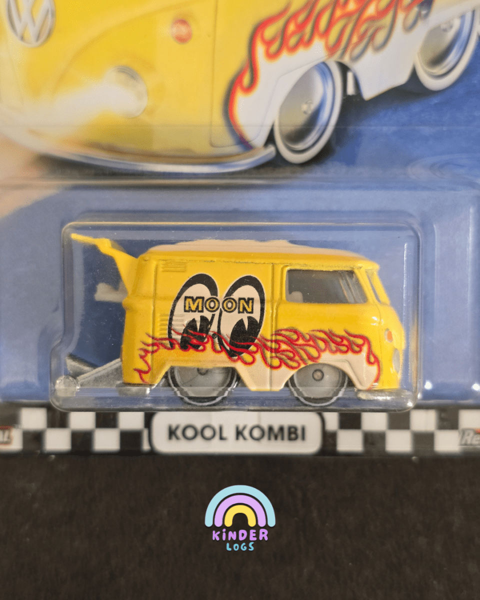 Premium Hot Wheels Kool Kombi Moon Eyes Edition - Kinder Logs