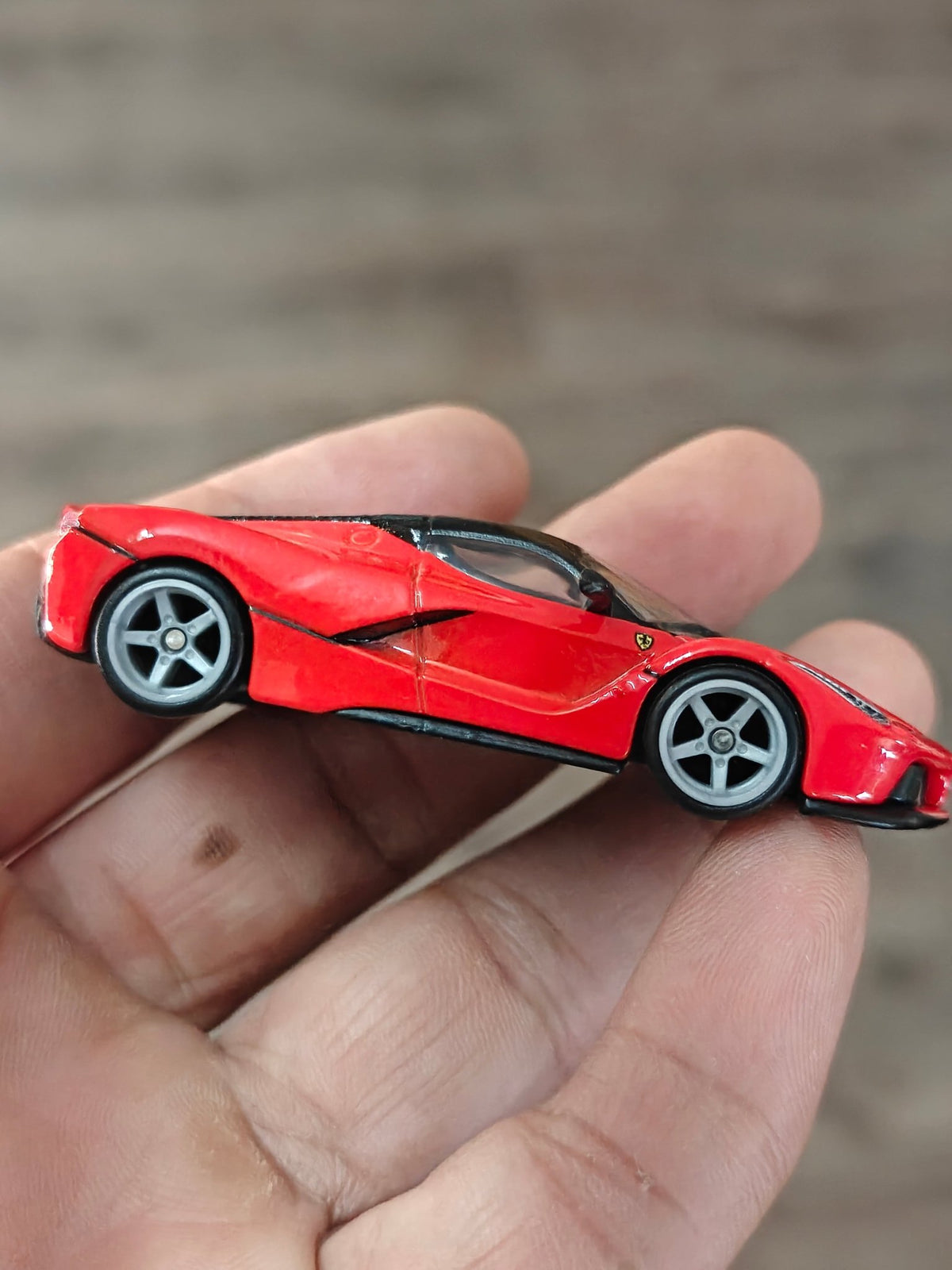 Premium Hot Wheels LaFerrari - Red (Uncarded - New) - Kinder Logs