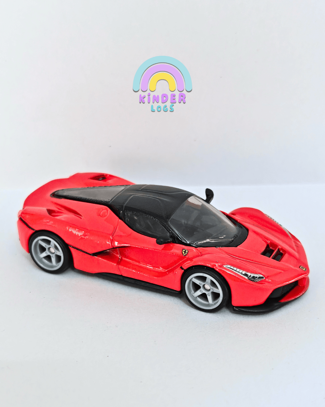 Premium Hot Wheels LaFerrari - Red (Uncarded - New) - Kinder Logs