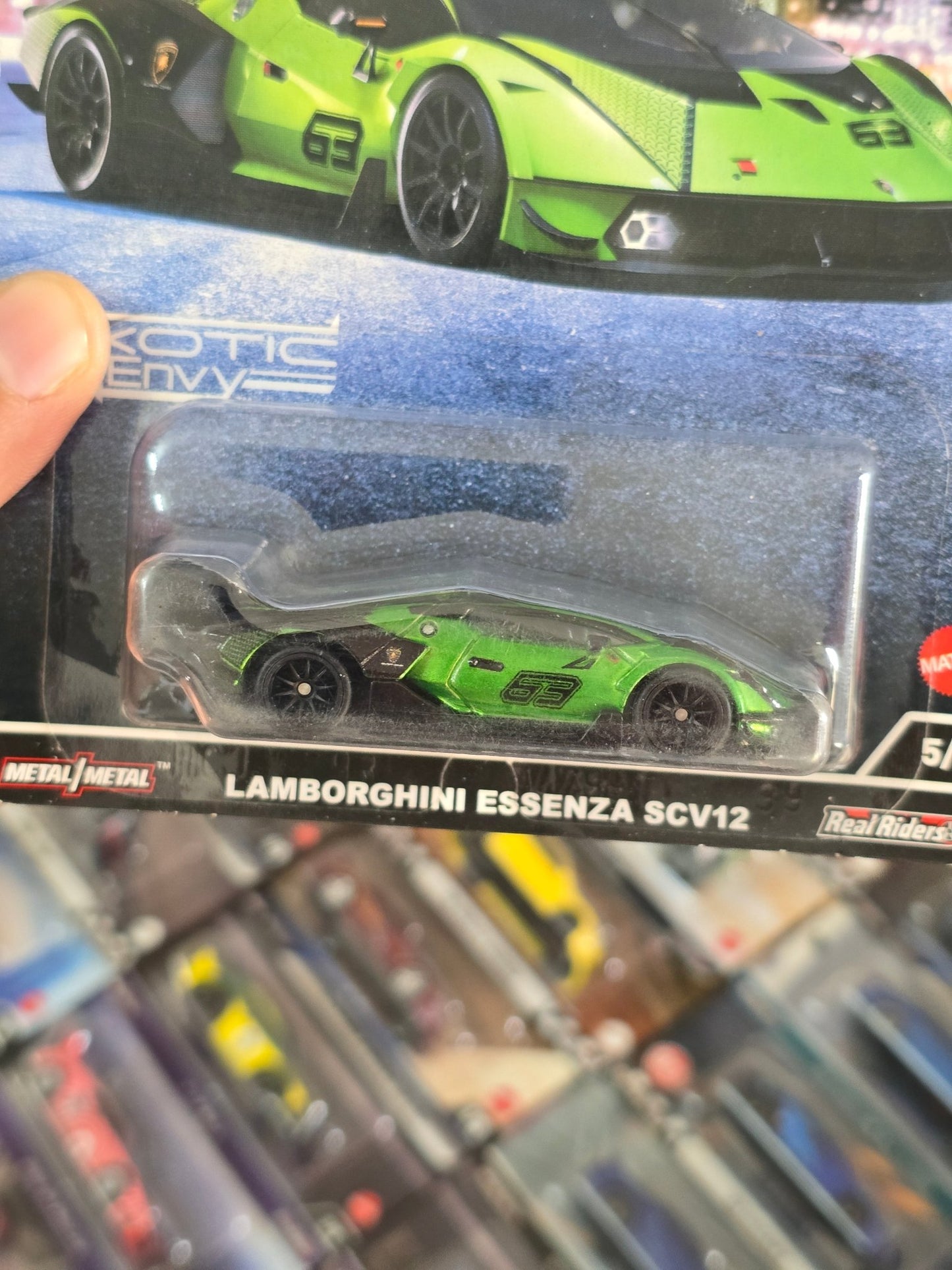 Premium Hot Wheels Lamborghini Essenza SCV12 (Exotic Envy) - Kinder Logs