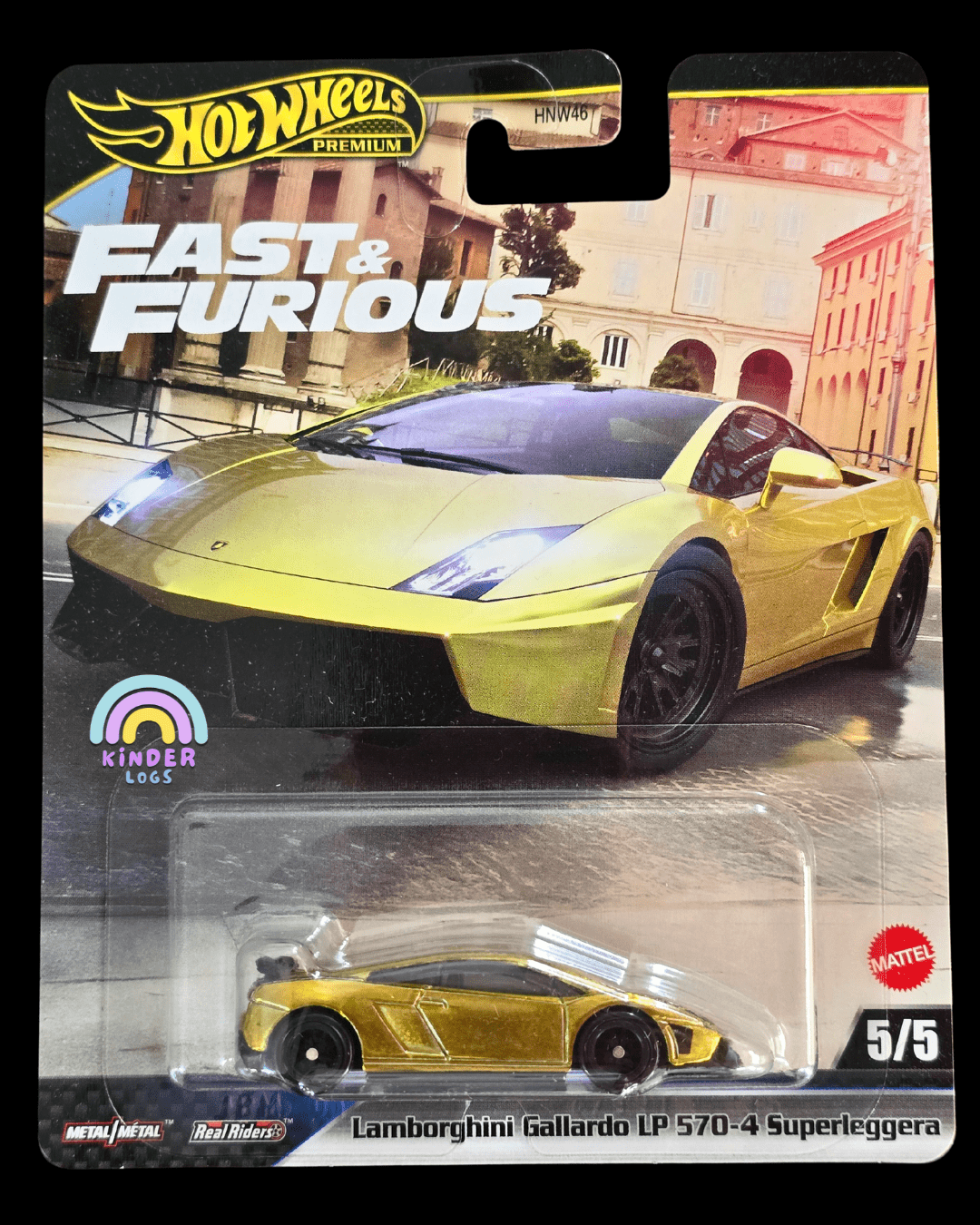 Premium Hot Wheels Lamborghini Gallardo LP 570 - 4 Superleggera - Fast & Furious (Imported) - Kinder Logs