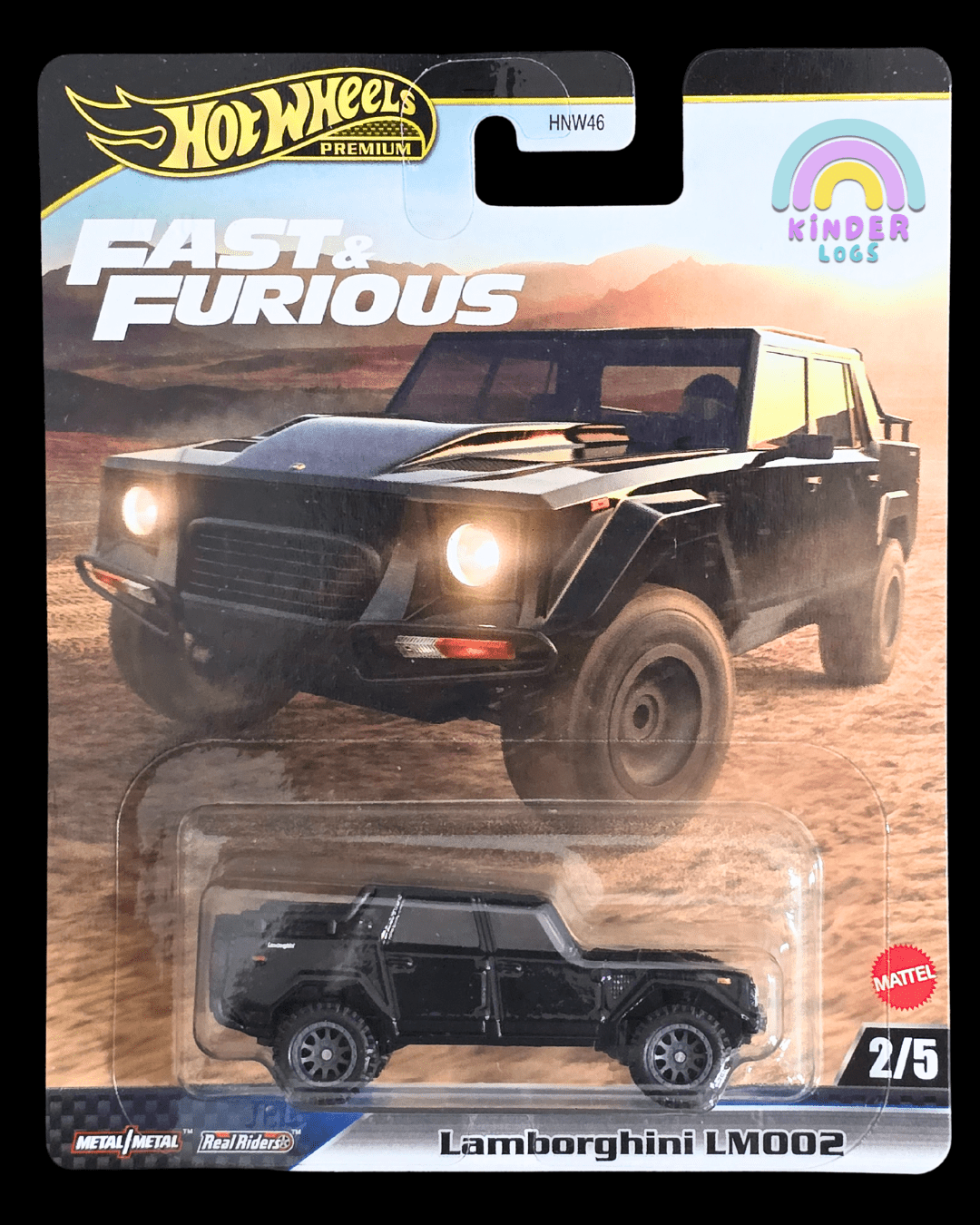 Premium Hot Wheels Lamborghini LM002 - Fast & Furious - Kinder Logs