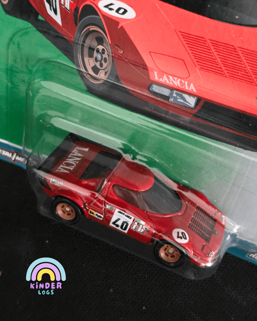 Premium Hot Wheels Lancia Stratos Spettacolare - Kinder Logs