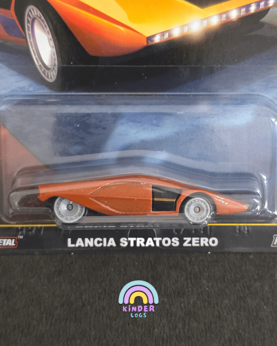 Premium Hot Wheels Lancia Stratos Zero - Hammer Drop (Imported) - Kinder Logs