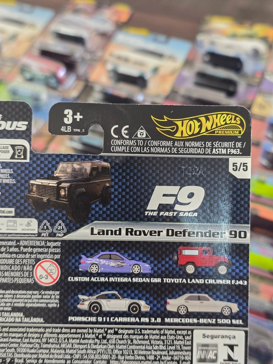 Premium Hot Wheels Land Rover Defender 90 - Fast & Furious (Imported) - Kinder Logs