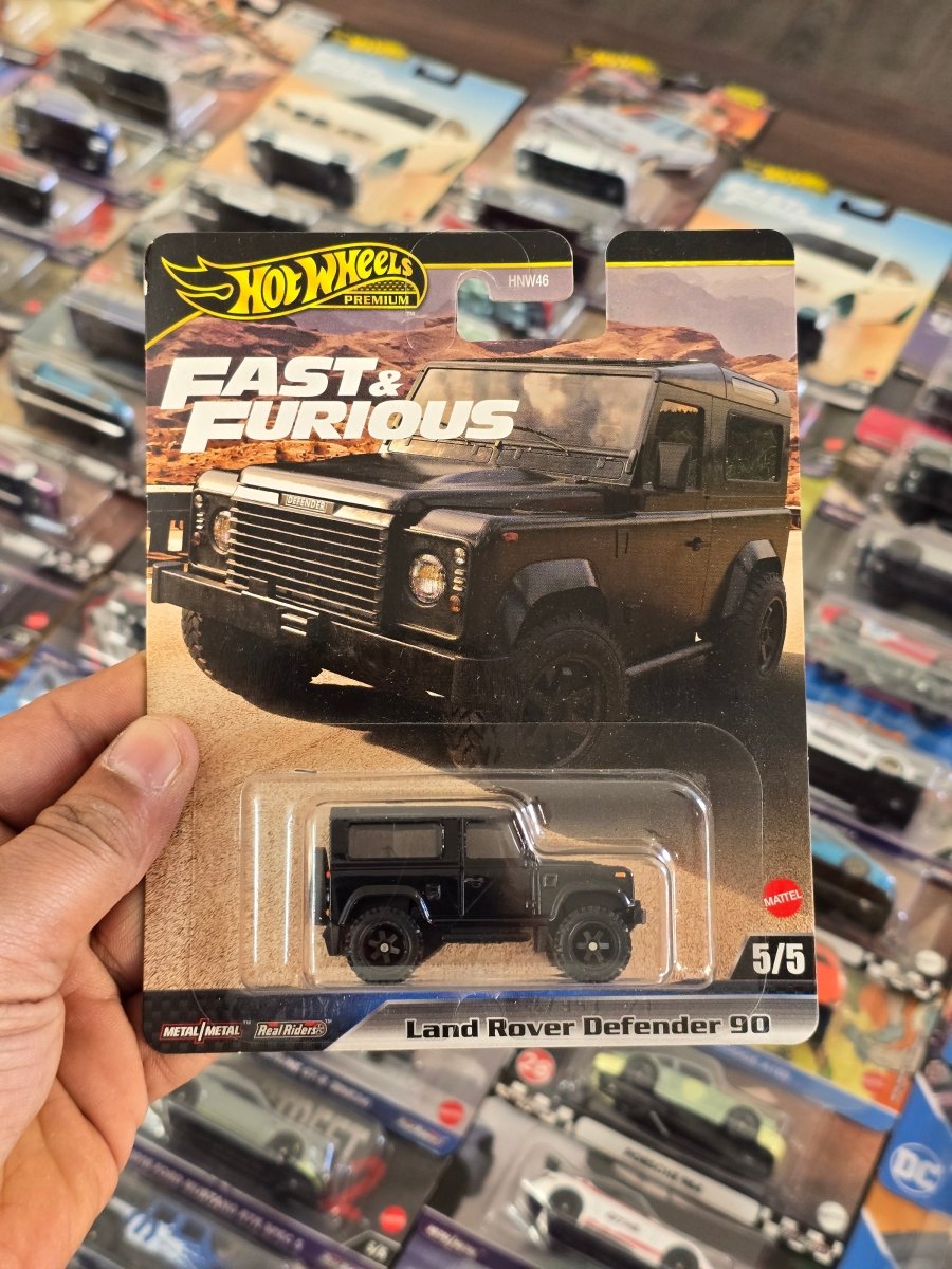 Premium Hot Wheels Land Rover Defender 90 - Fast & Furious (Imported) - Kinder Logs