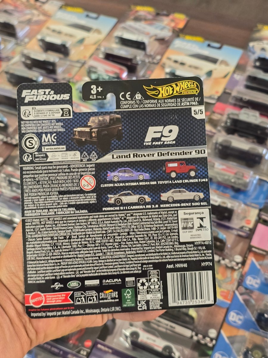 Premium Hot Wheels Land Rover Defender 90 - Fast & Furious (Imported) - Kinder Logs