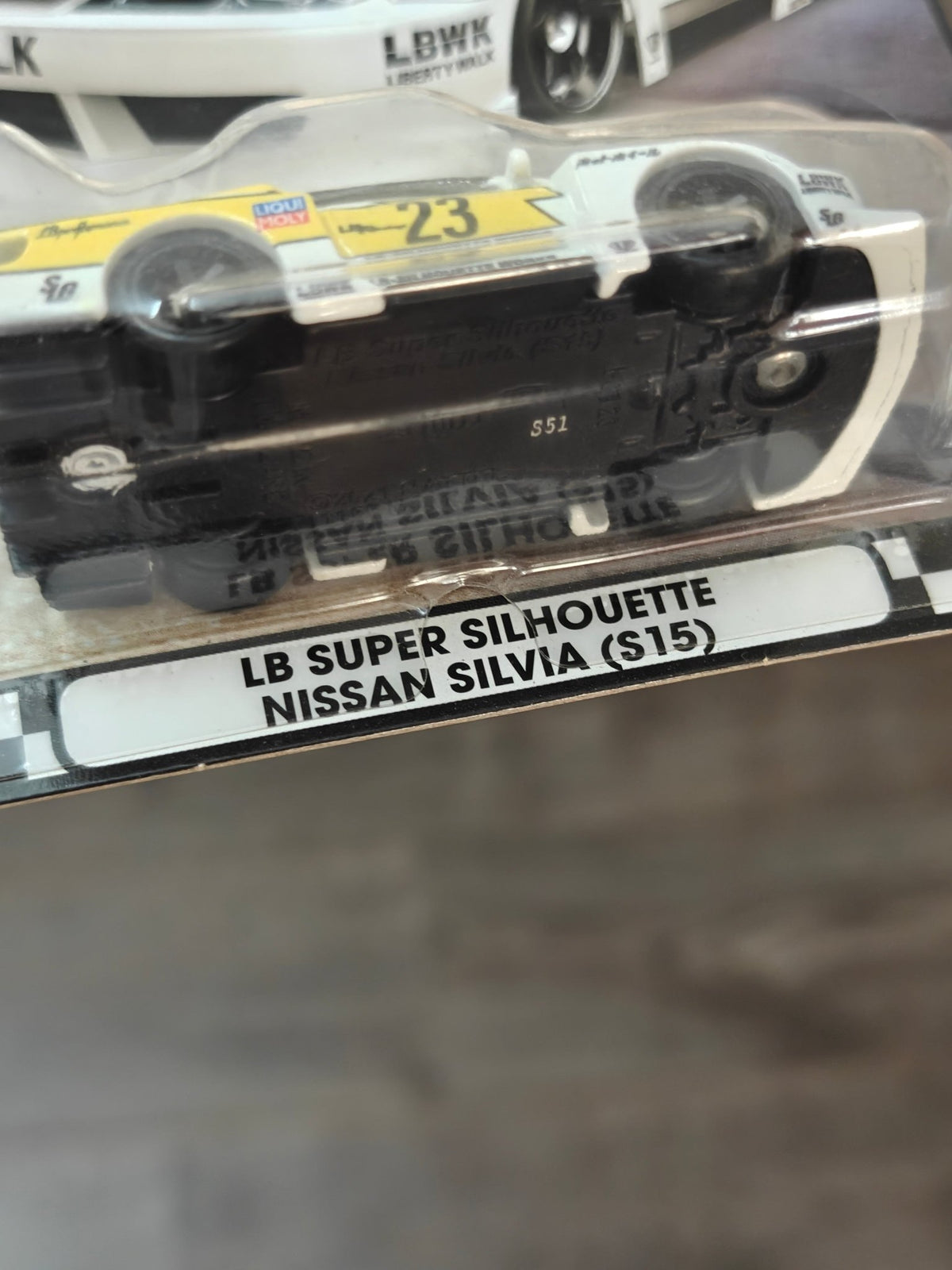 Premium Hot Wheels LB Super Silhouette Nissan Silvia S15 Liberty Walk (Imported) - Kinder Logs