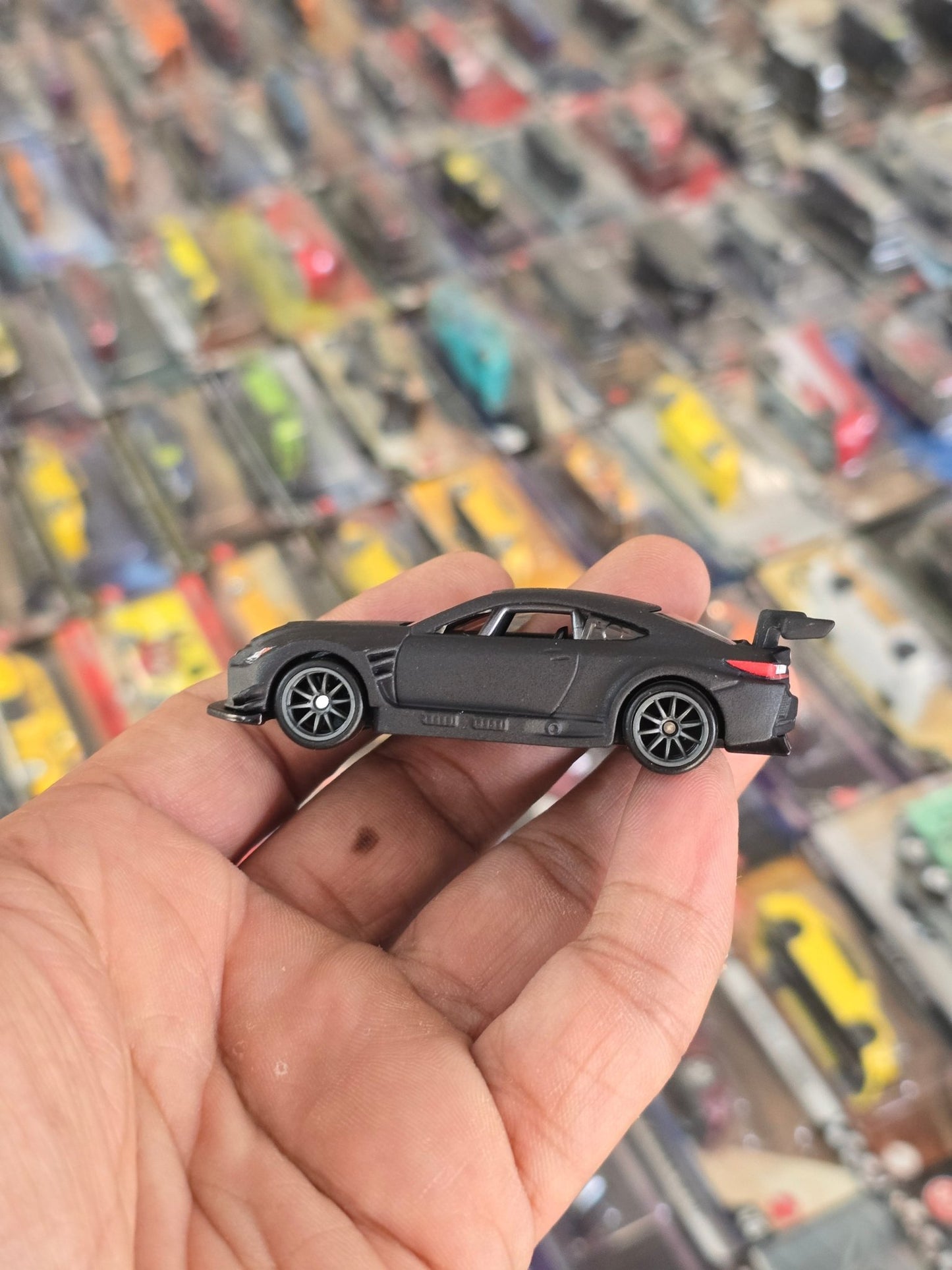 Premium Hot Wheels Lexus RC F GT3 - Matte Black (Uncarded) - Kinder Logs