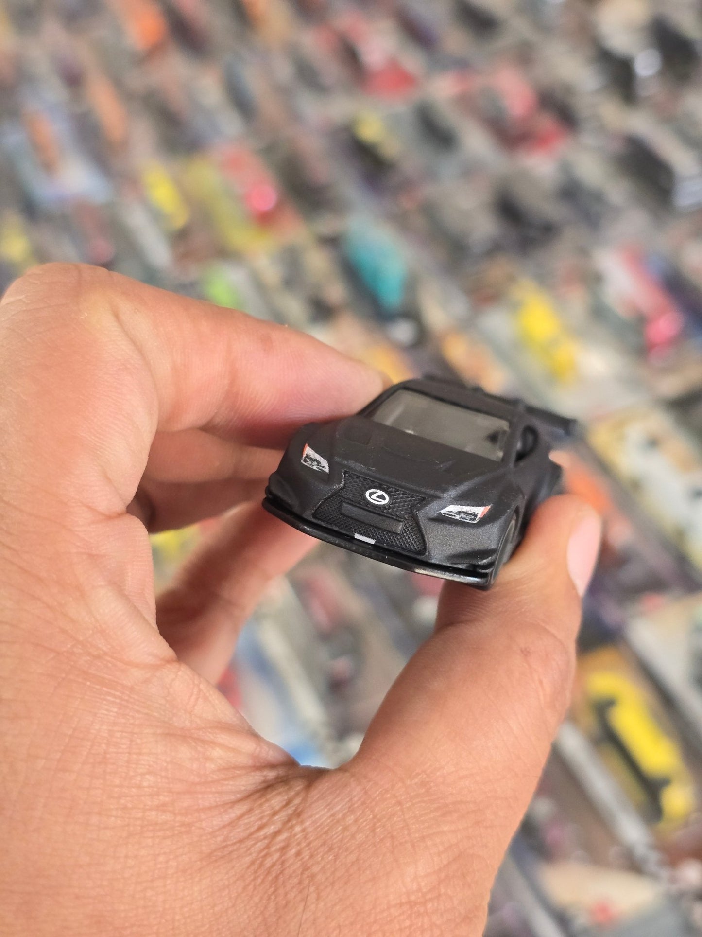 Premium Hot Wheels Lexus RC F GT3 - Matte Black (Uncarded) - Kinder Logs