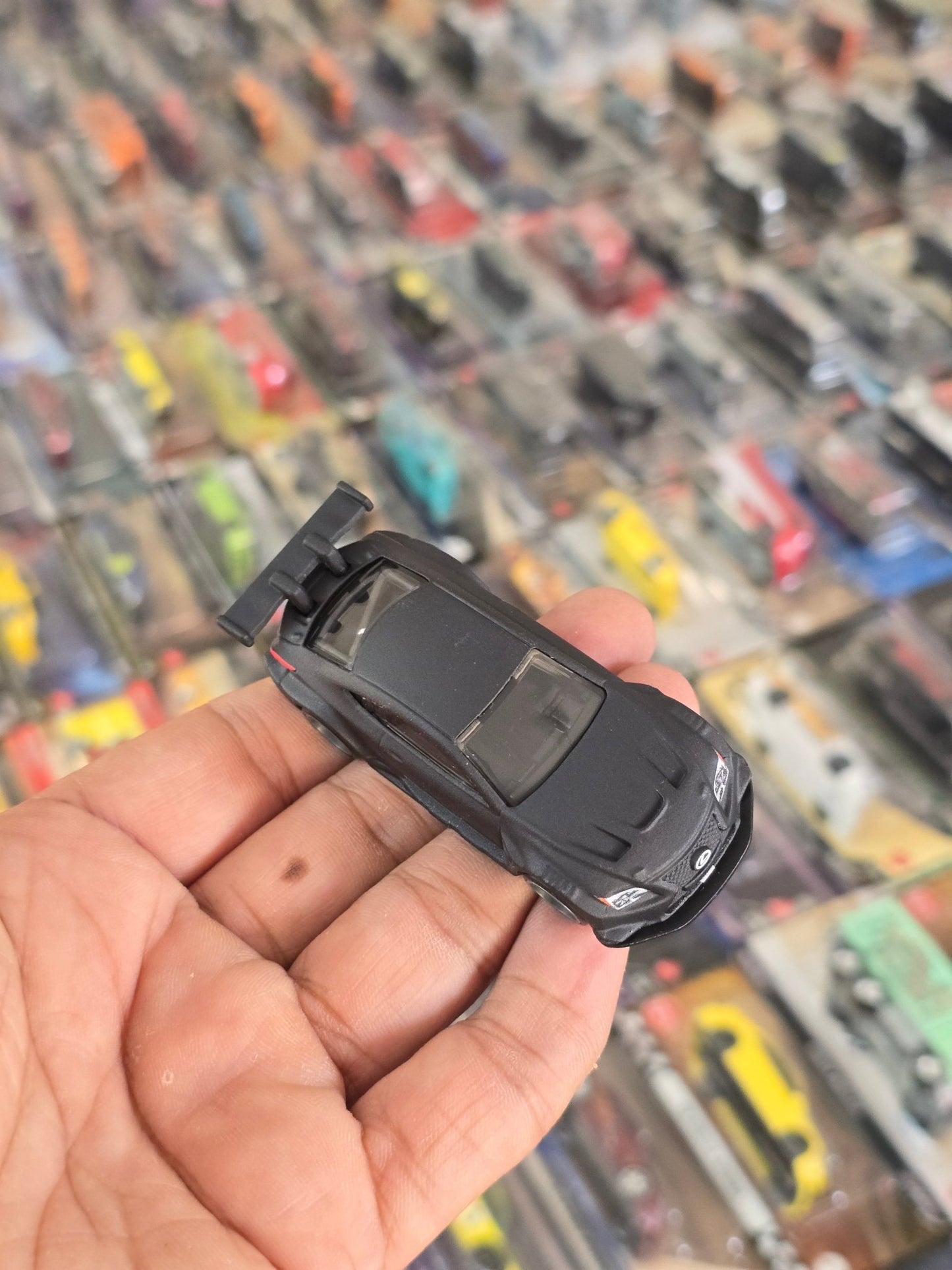 Premium Hot Wheels Lexus RC F GT3 - Matte Black (Uncarded) - Kinder Logs