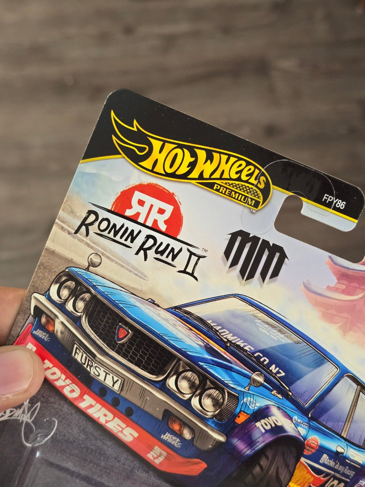 Premium Hot Wheels Mad Mike Mazda RX - 3 Wagon - Ronin Run II (Imported) - Kinder Logs