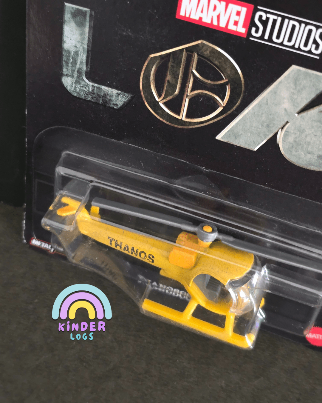 Premium Hot Wheels Marvel Studios 'Loki' Thanoscopter Helicopter - Kinder Logs