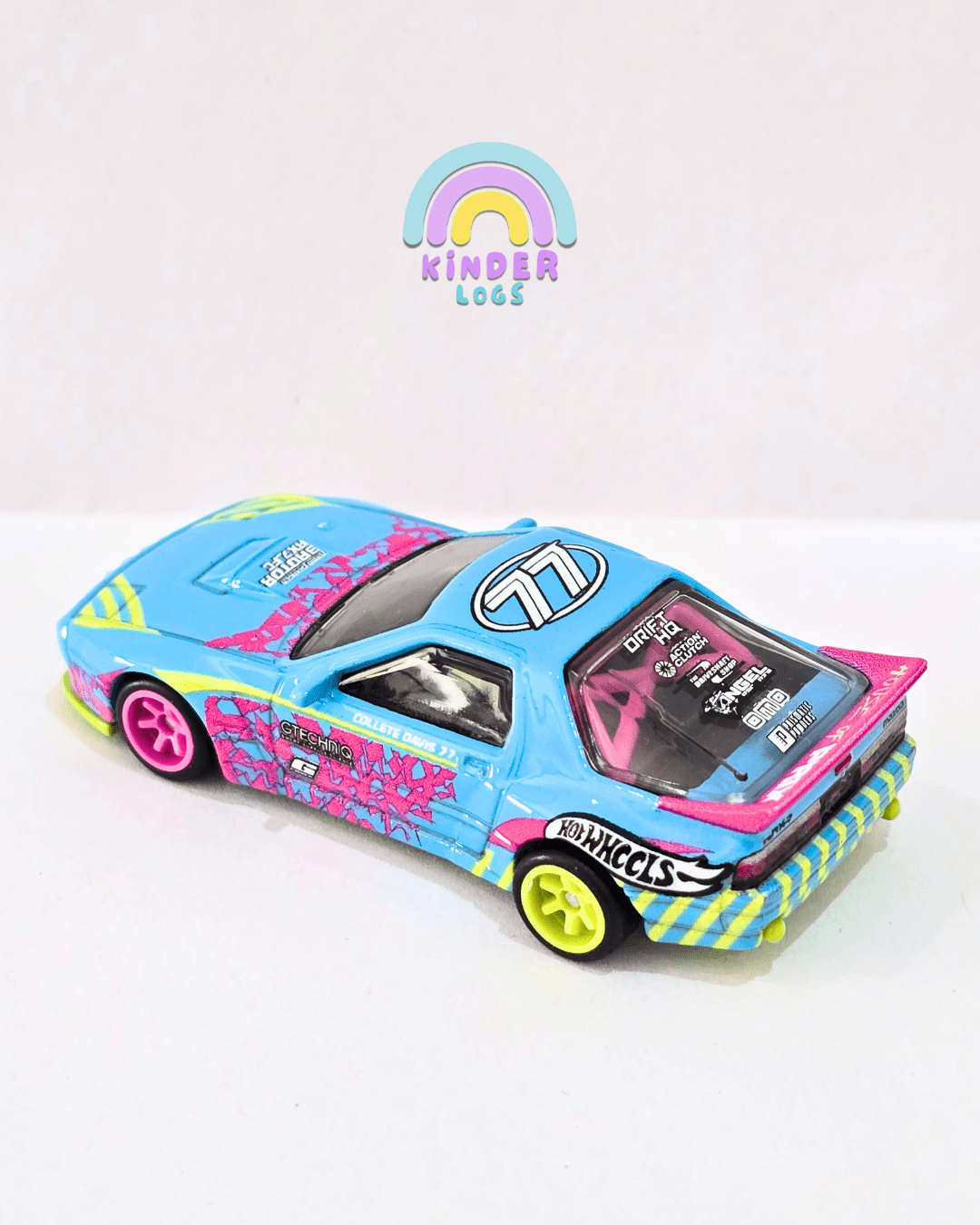 Premium Hot Wheels Mazda RX7 FC Pandem (Uncarded) - Kinder Logs