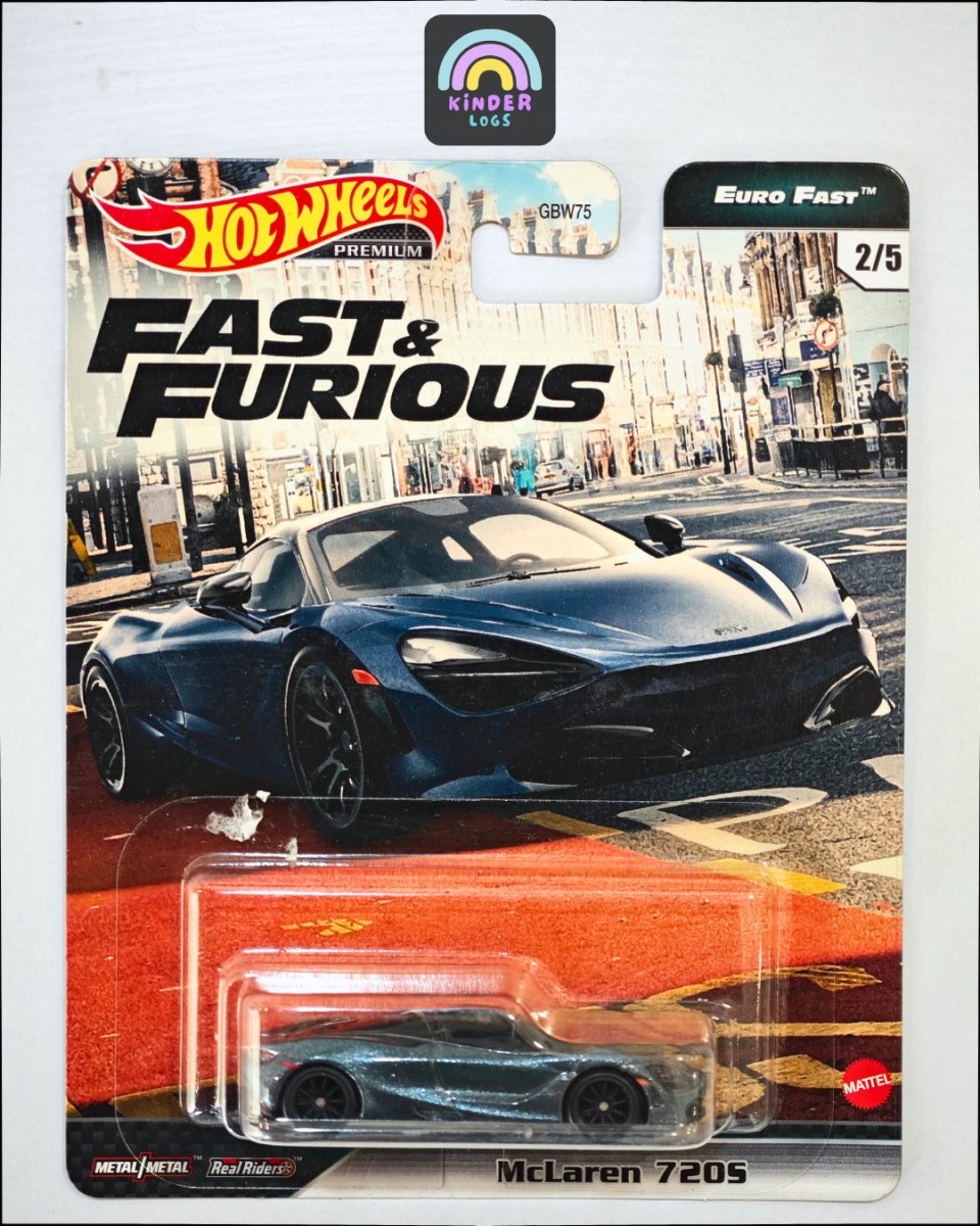 Premium Hot Wheels McLaren 720S (Fast And Furious) - Kinder Logs