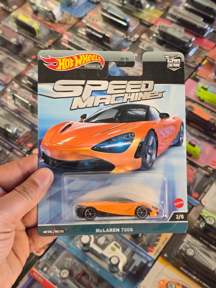 Premium Hot Wheels McLaren 720s - Speed Machines (Imported) - Kinder Logs