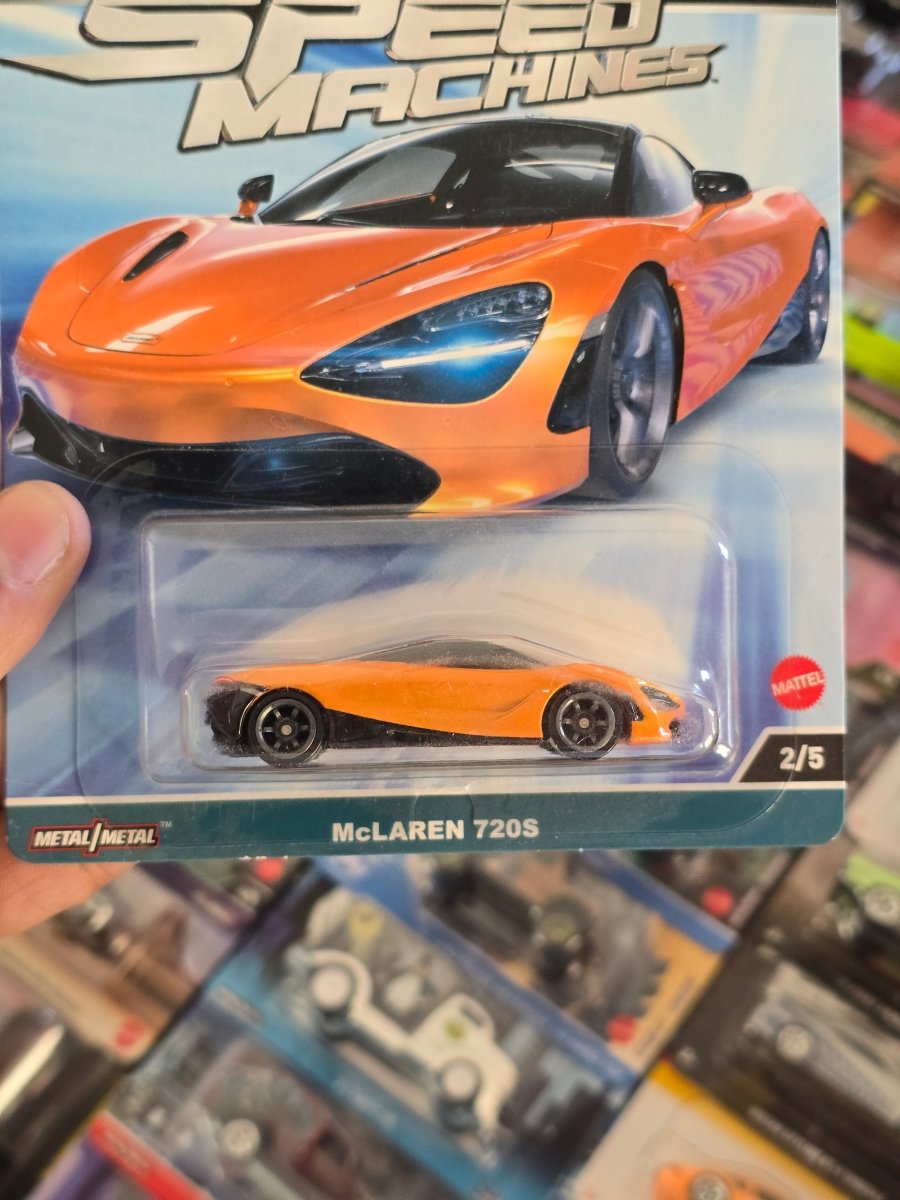 Premium Hot Wheels McLaren 720s - Speed Machines (Imported) - Kinder Logs