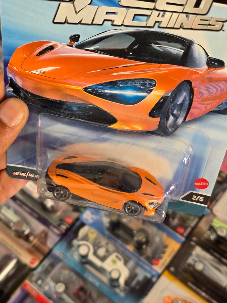Premium Hot Wheels McLaren 720s - Speed Machines (Imported) - Kinder Logs