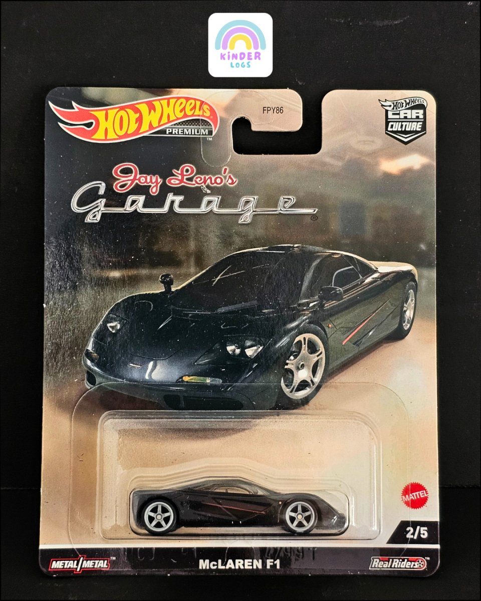 Premium Hot Wheels McLaren F1 (Jay Leno's Garage) - Kinder Logs