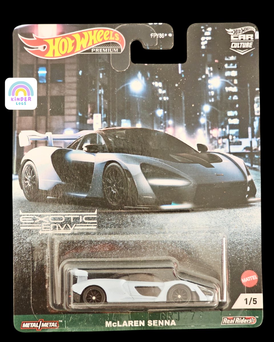 Premium Hot Wheels McLaren Senna Supercar - Kinder Logs