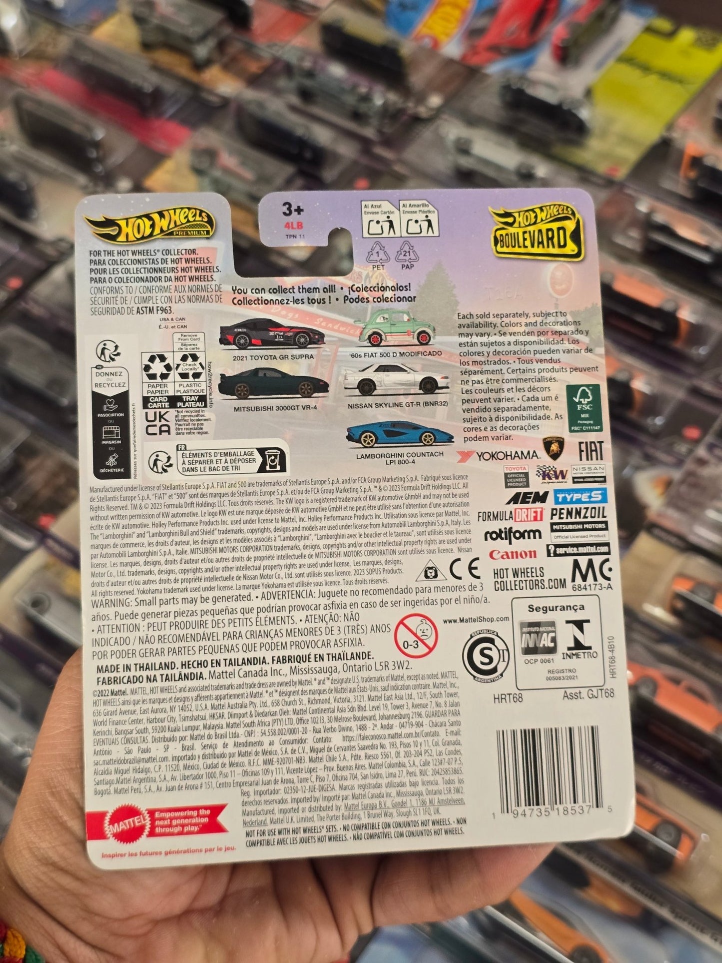Premium Hot Wheels Mitsubishi 3000GT VR - 4 - Boulevard 98 (Imported) - Kinder Logs