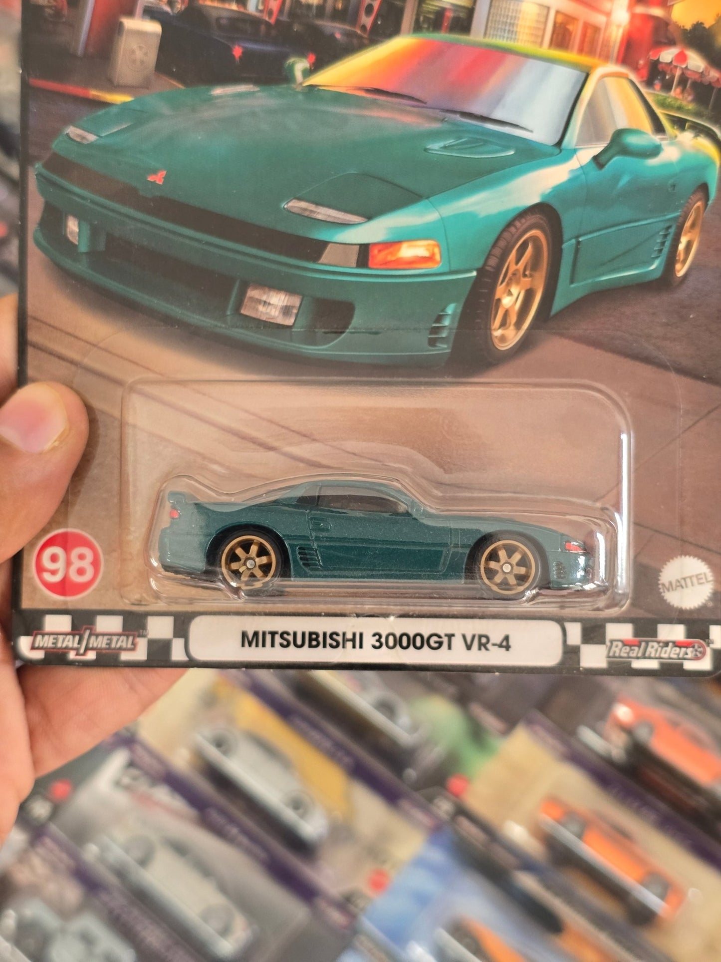 Premium Hot Wheels Mitsubishi 3000GT VR - 4 - Boulevard 98 (Imported) - Kinder Logs