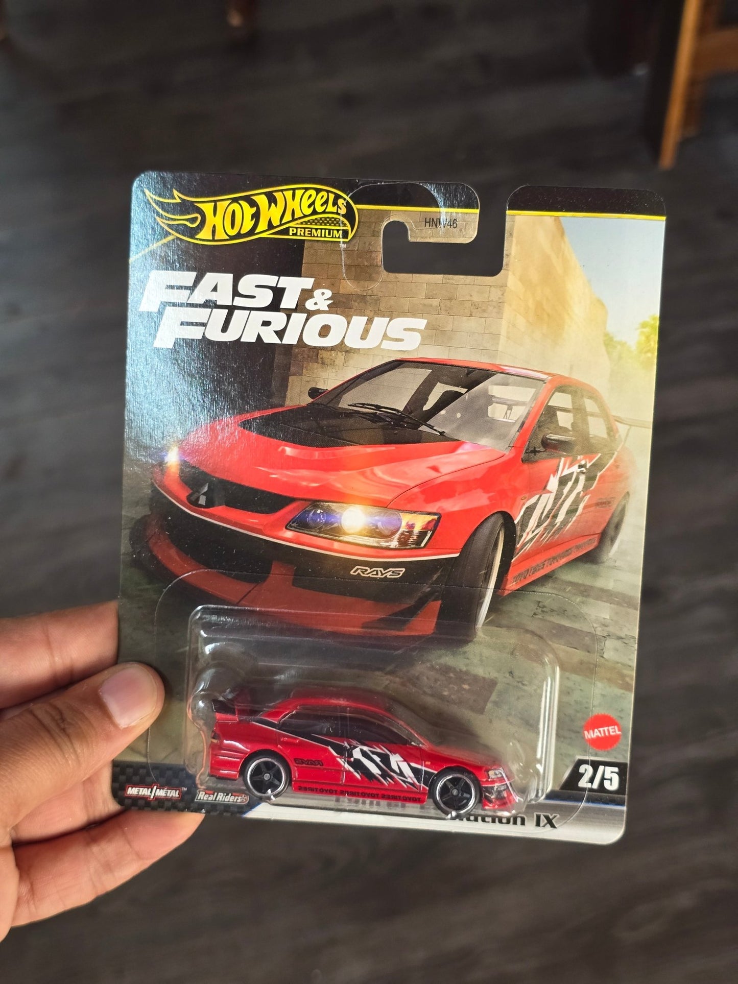 Premium Hot Wheels Mitsubishi Lancer Evolution IX - Fast & Furious (Imported) - Kinder Logs