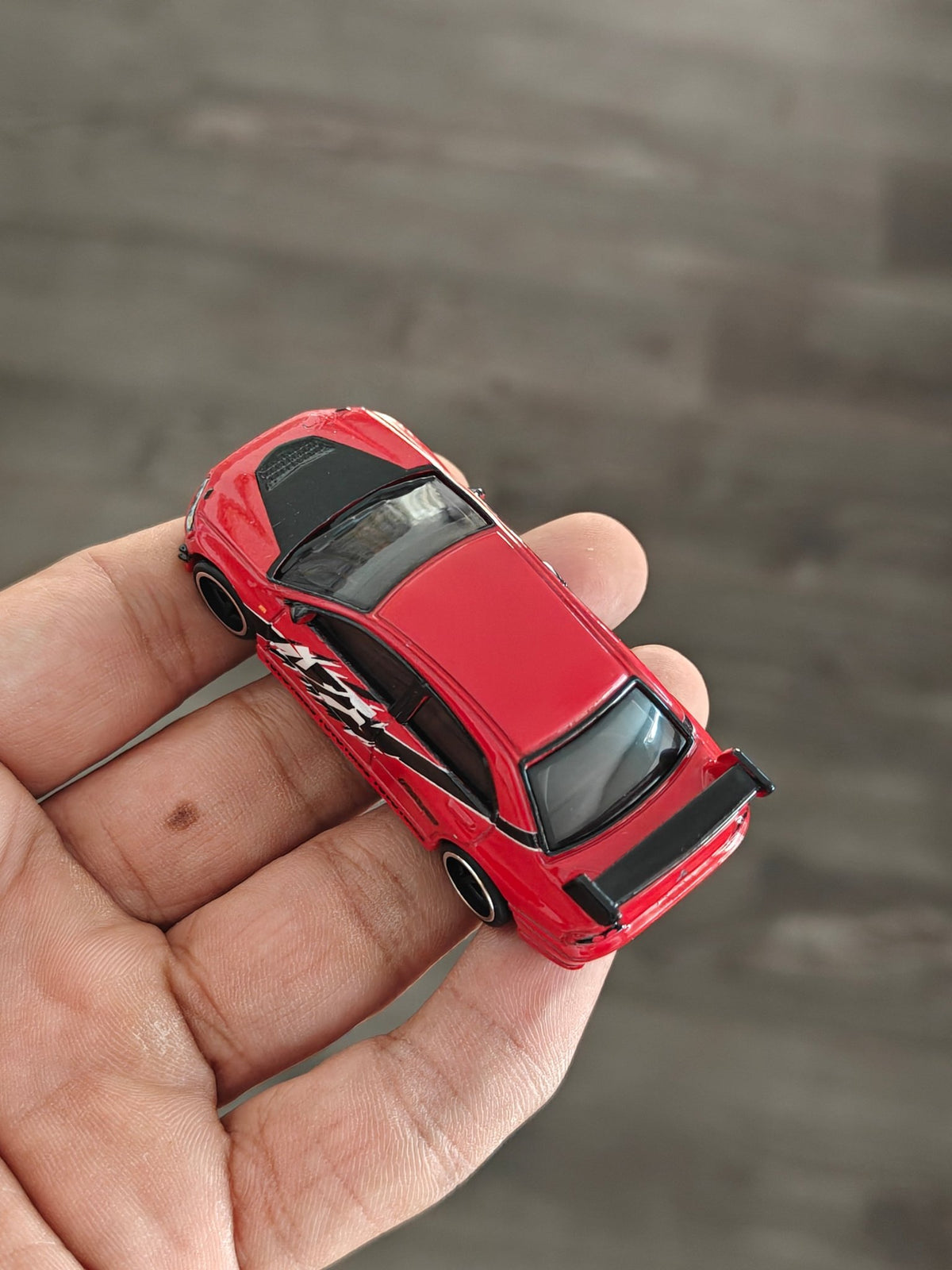 Premium Hot Wheels Mitsubishi Lancer Evolution IX - Red (Uncarded - New) - Kinder Logs