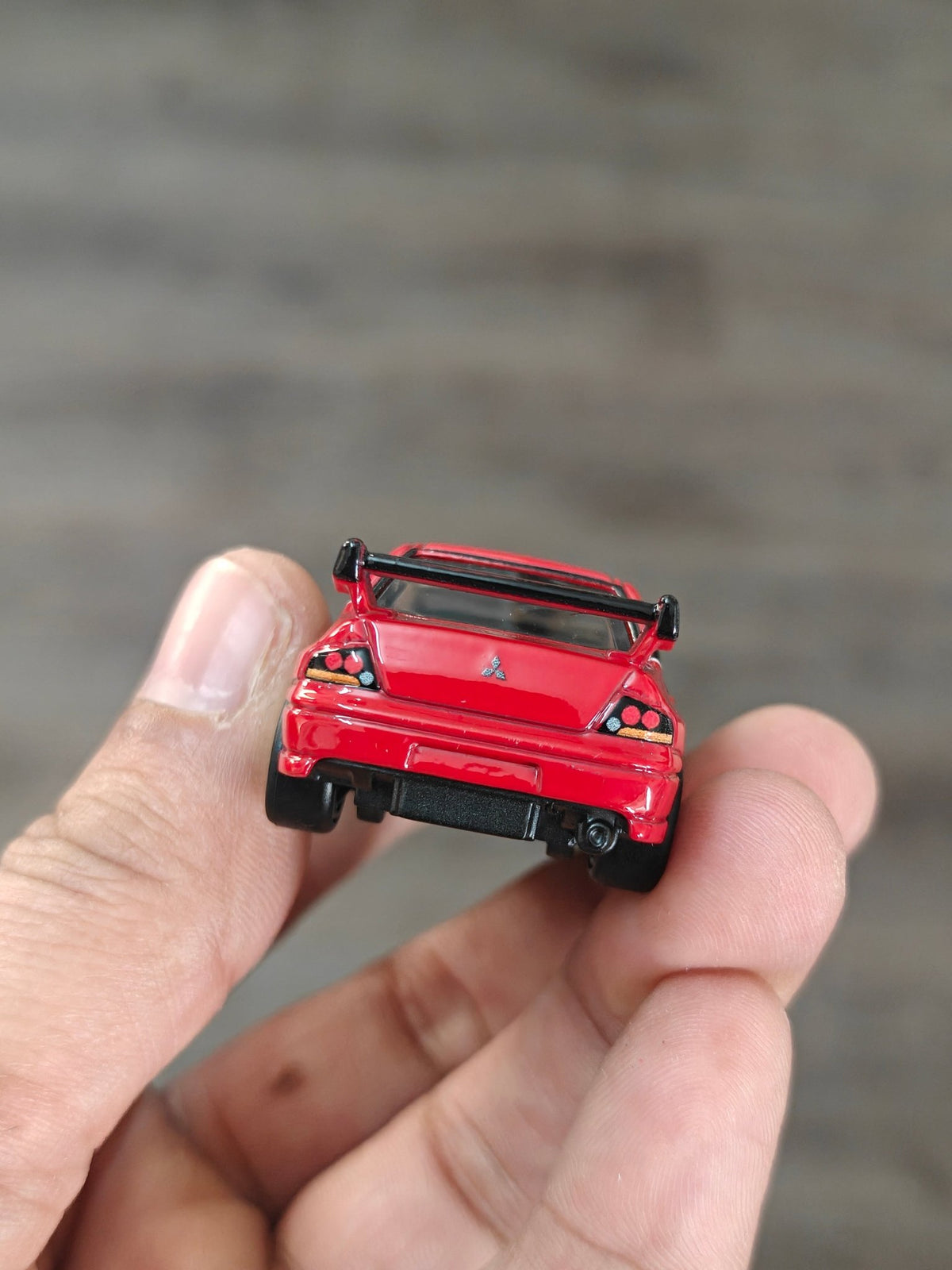 Premium Hot Wheels Mitsubishi Lancer Evolution IX - Red (Uncarded - New) - Kinder Logs