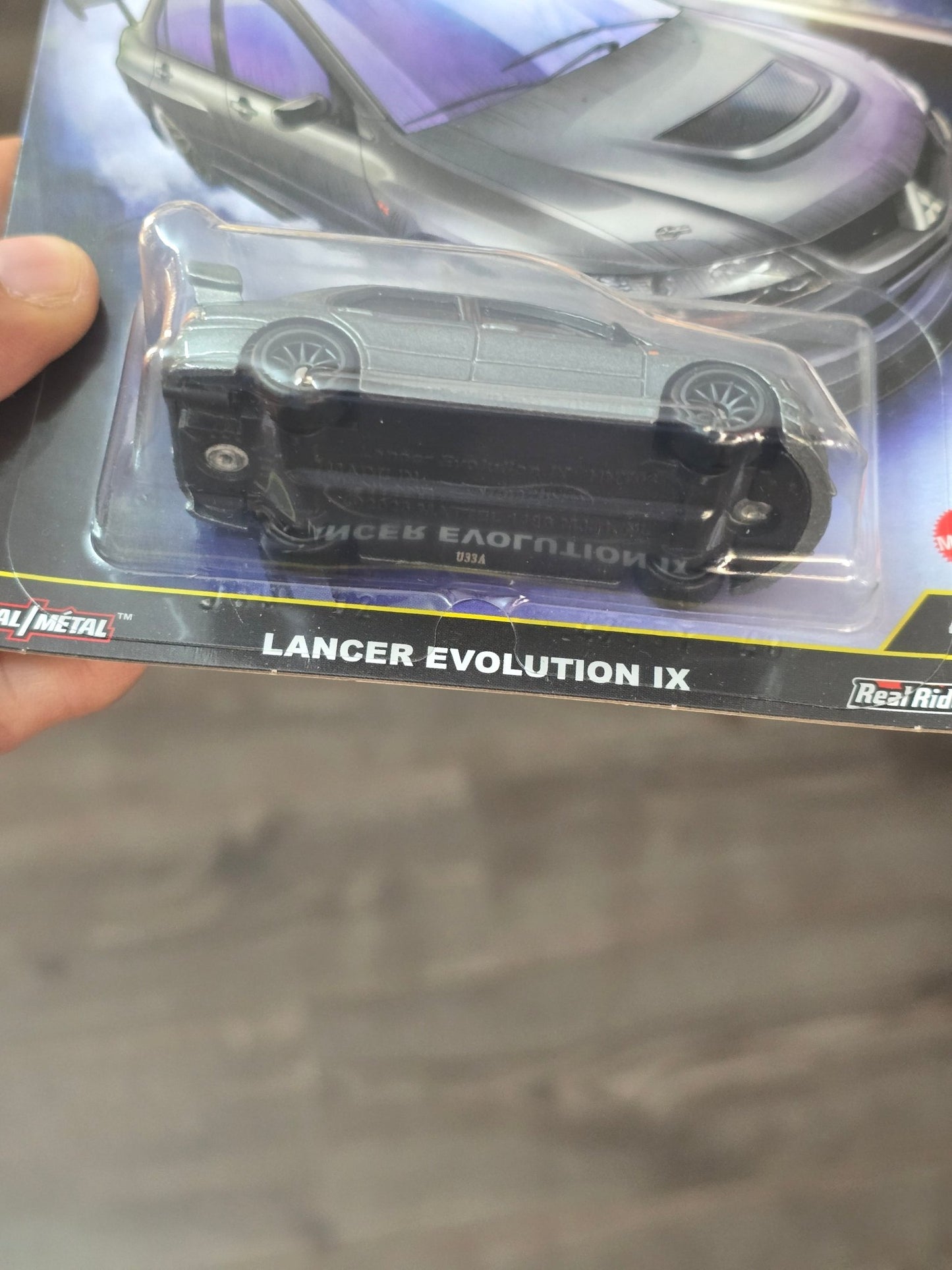 Premium Hot Wheels Mitsubishi Lancer Evolution IX - Ronin Run II (Imported) - Kinder Logs