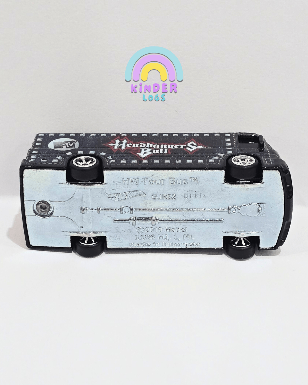 Premium Hot Wheels MTV Headbangers Ball Tour Bus (Uncarded) - Kinder Logs