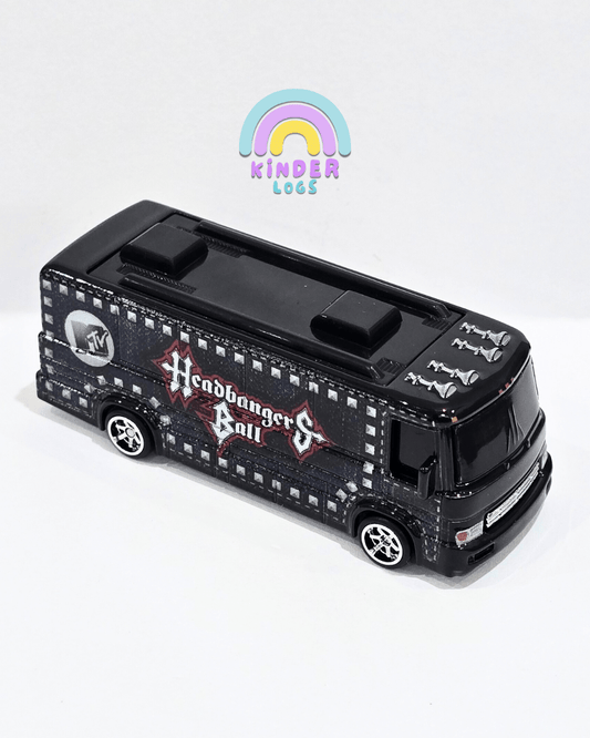 Premium Hot Wheels MTV Headbangers Ball Tour Bus (Uncarded) - Kinder Logs