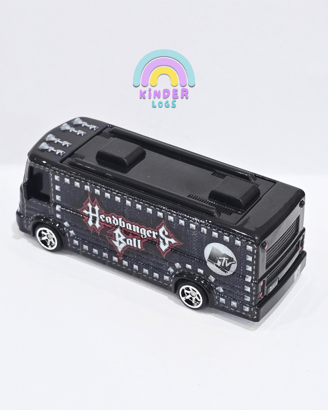 Premium Hot Wheels MTV Headbangers Ball Tour Bus (Uncarded) - Kinder Logs