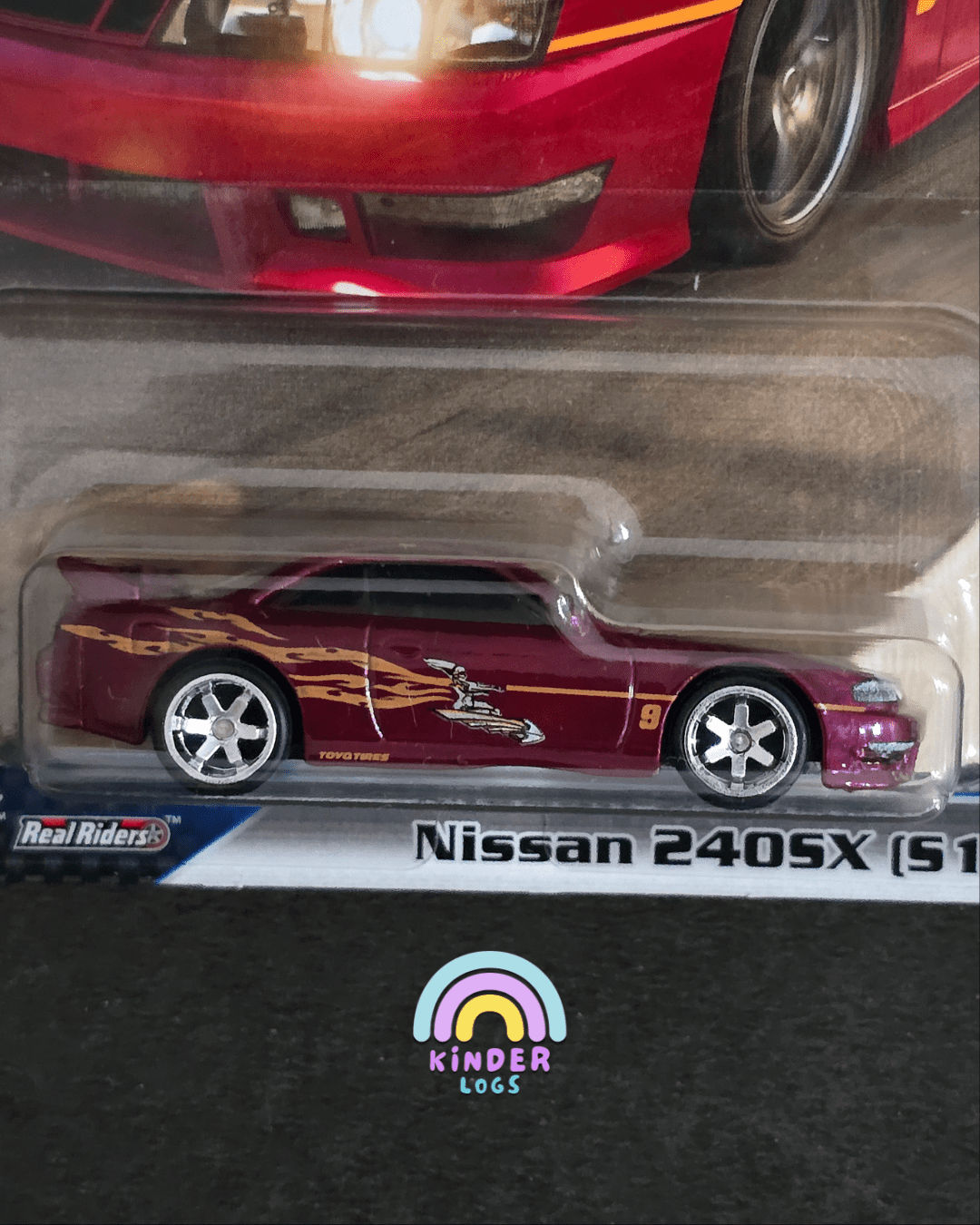 Premium Hot Wheels Nissan 240SX (S14) - The Fast And The Furious - Kinder Logs
