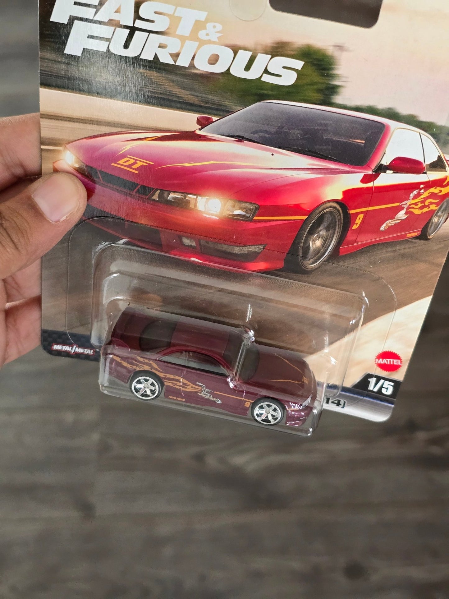 Premium Hot Wheels Nissan 240SX (S14) - The Fast And The Furious - Kinder Logs