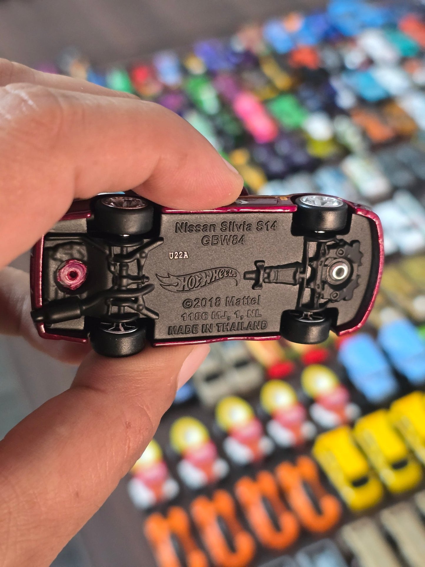 Premium Hot Wheels Nissan 240SX S14 (Uncarded - New) - Kinder Logs