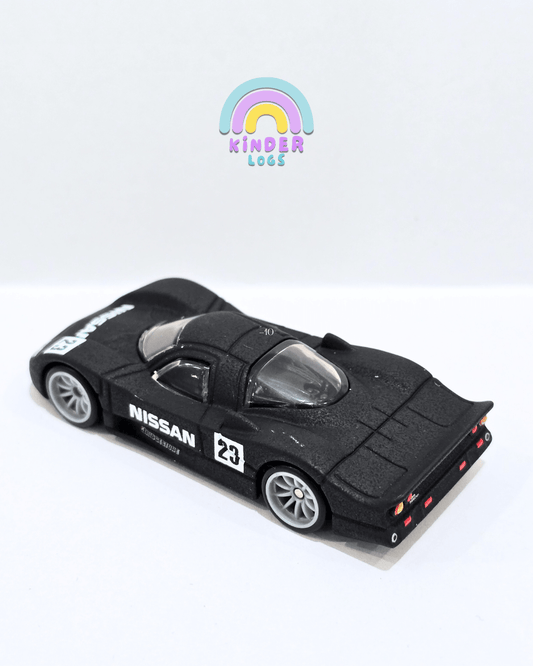Premium Hot Wheels Nissan R390 GT1 - Matte Black (Uncarded) - Kinder Logs