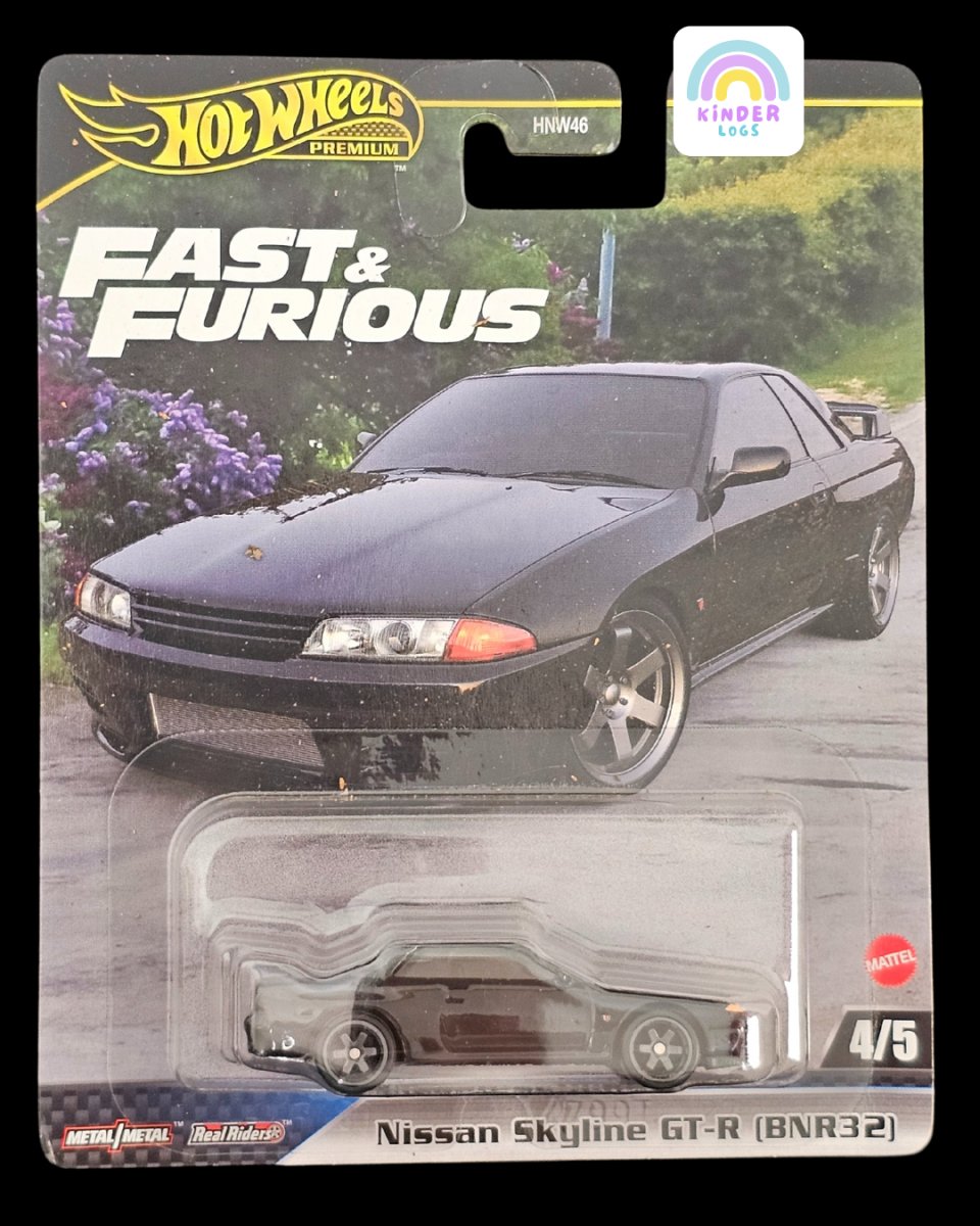 Premium Hot Wheels Nissan Skyline GT - R (BNR32) - Fast And Furious - Kinder Logs