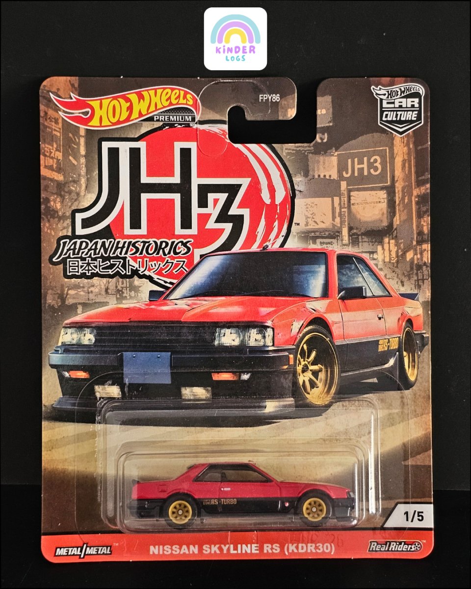 Premium Hot Wheels Nissan Skyline RS (KDR30) - Kinder Logs