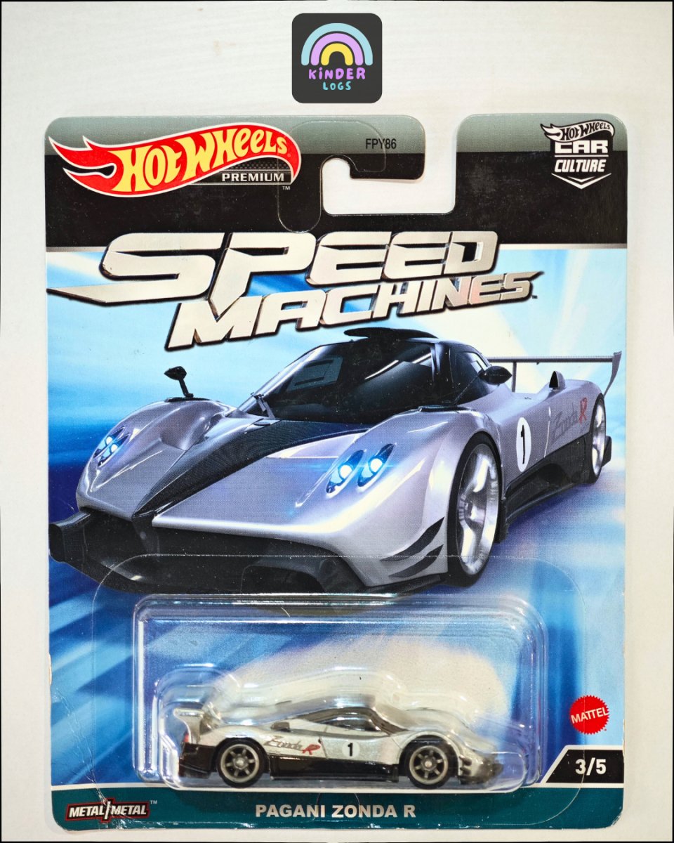 Premium Hot Wheels Pagani Zonda R (Speed Machines) - Kinder Logs