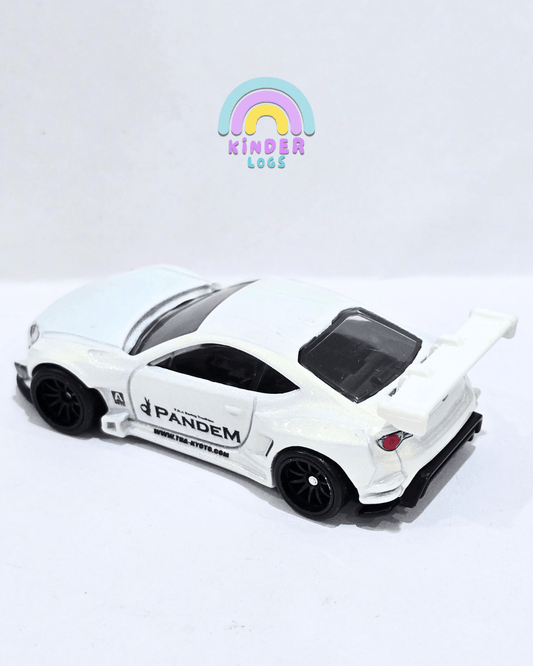 Premium Hot Wheels Pandem Subaru BRZ - White (Uncarded - New) - Kinder Logs