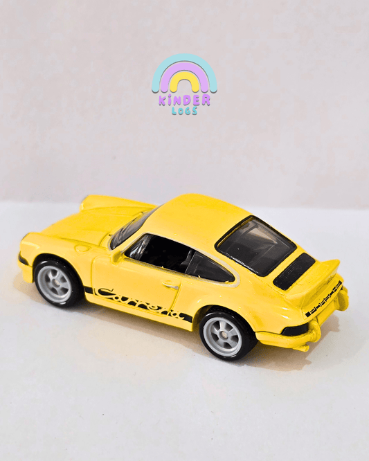Premium Hot Wheels Porsche 911 Carrera RS 2.7 - Yellow (Uncarded) - Kinder Logs