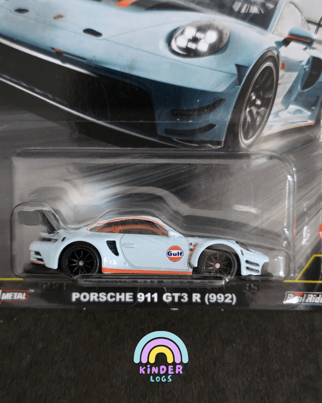 Premium Hot Wheels Porsche 911 GT3 R (992) - Circuit Legends (Imported) - Kinder Logs