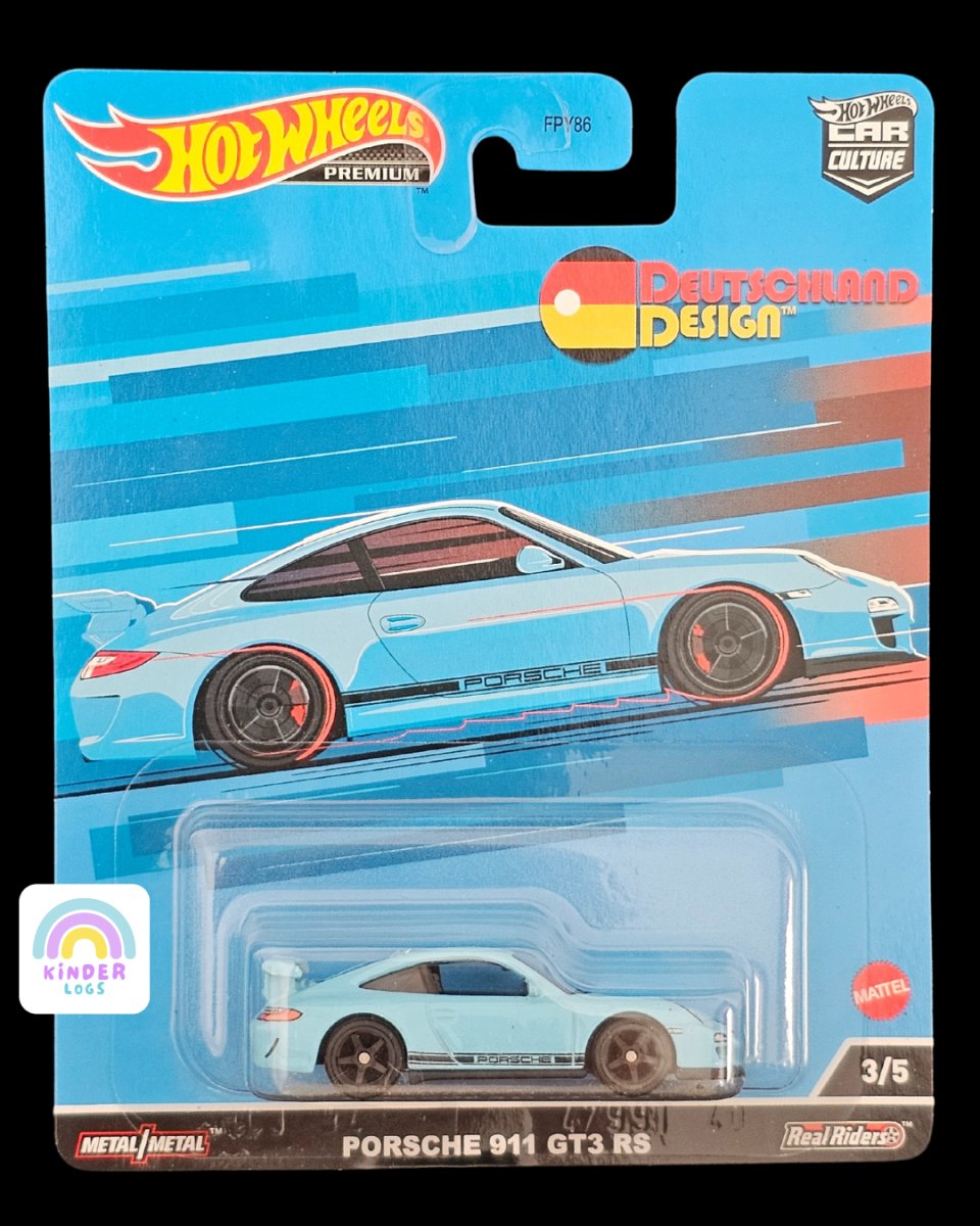 Premium Hot Wheels Porsche 911 GT3 RS - Kinder Logs