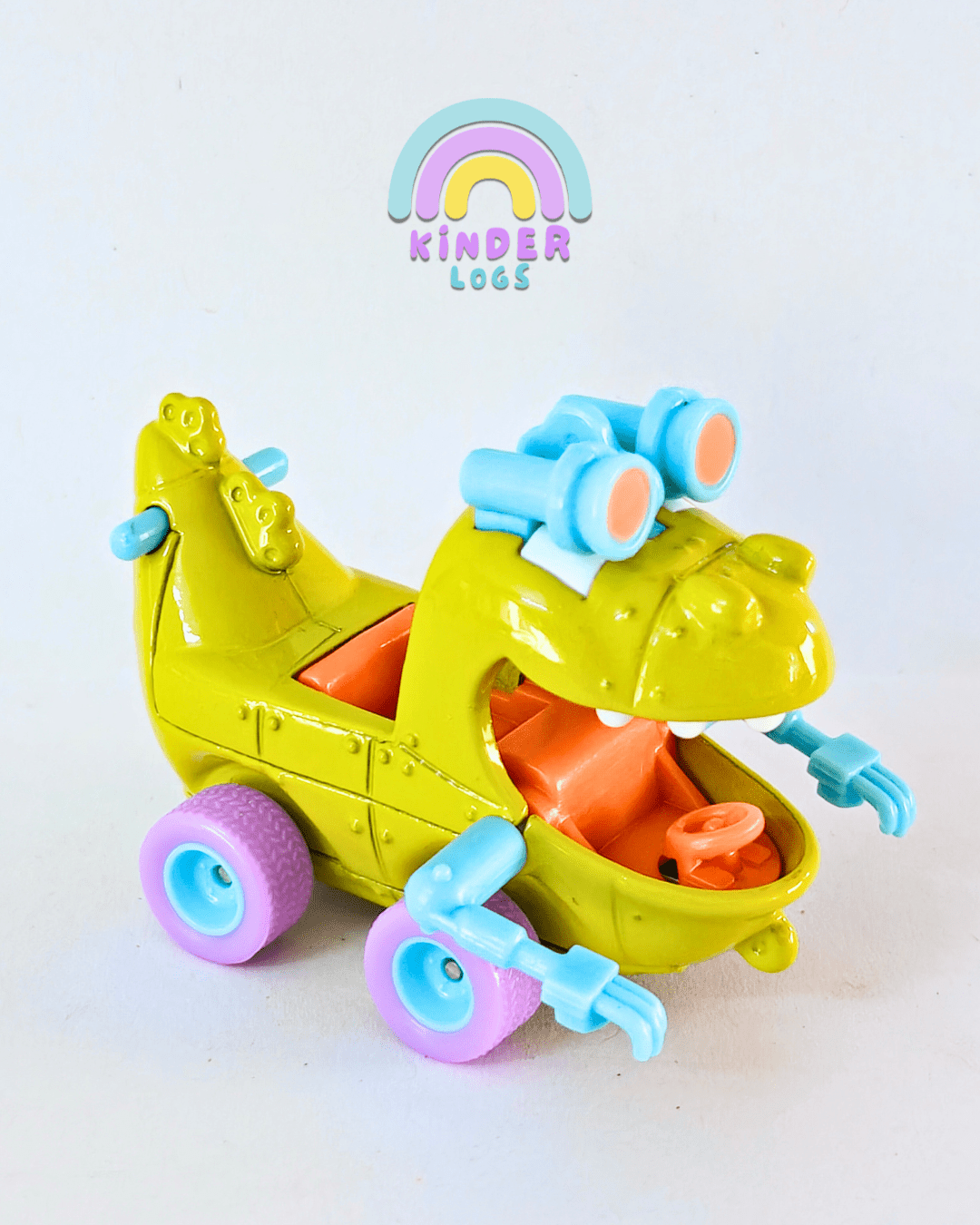 Premium Hot Wheels Reptar Wagon (Uncarded - New) - Kinder Logs