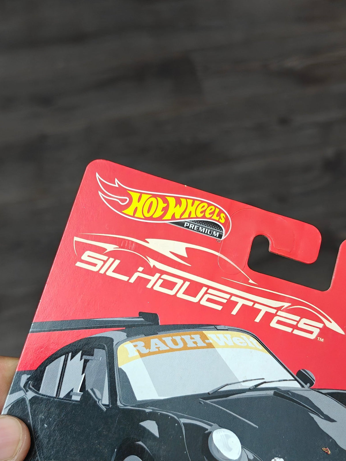 Premium Hot Wheels RWB Porsche 930 Silhouettes - Black (Slightly Creased Card) - Kinder Logs