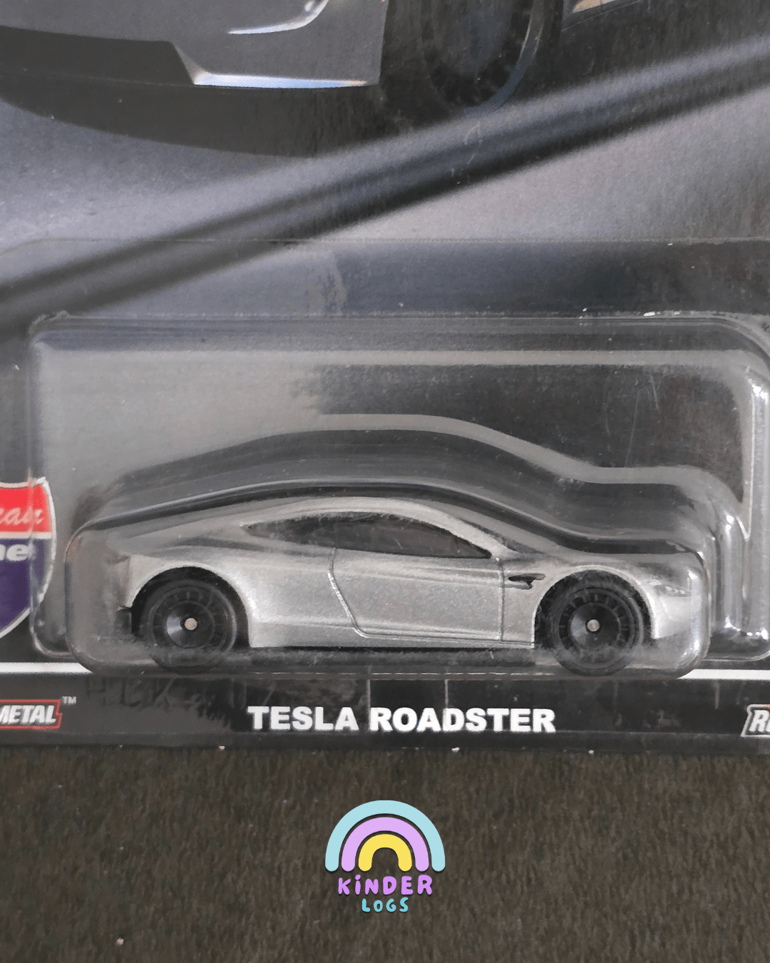 Premium Hot Wheels Tesla Roadster - American Scene (Imported) - Kinder Logs