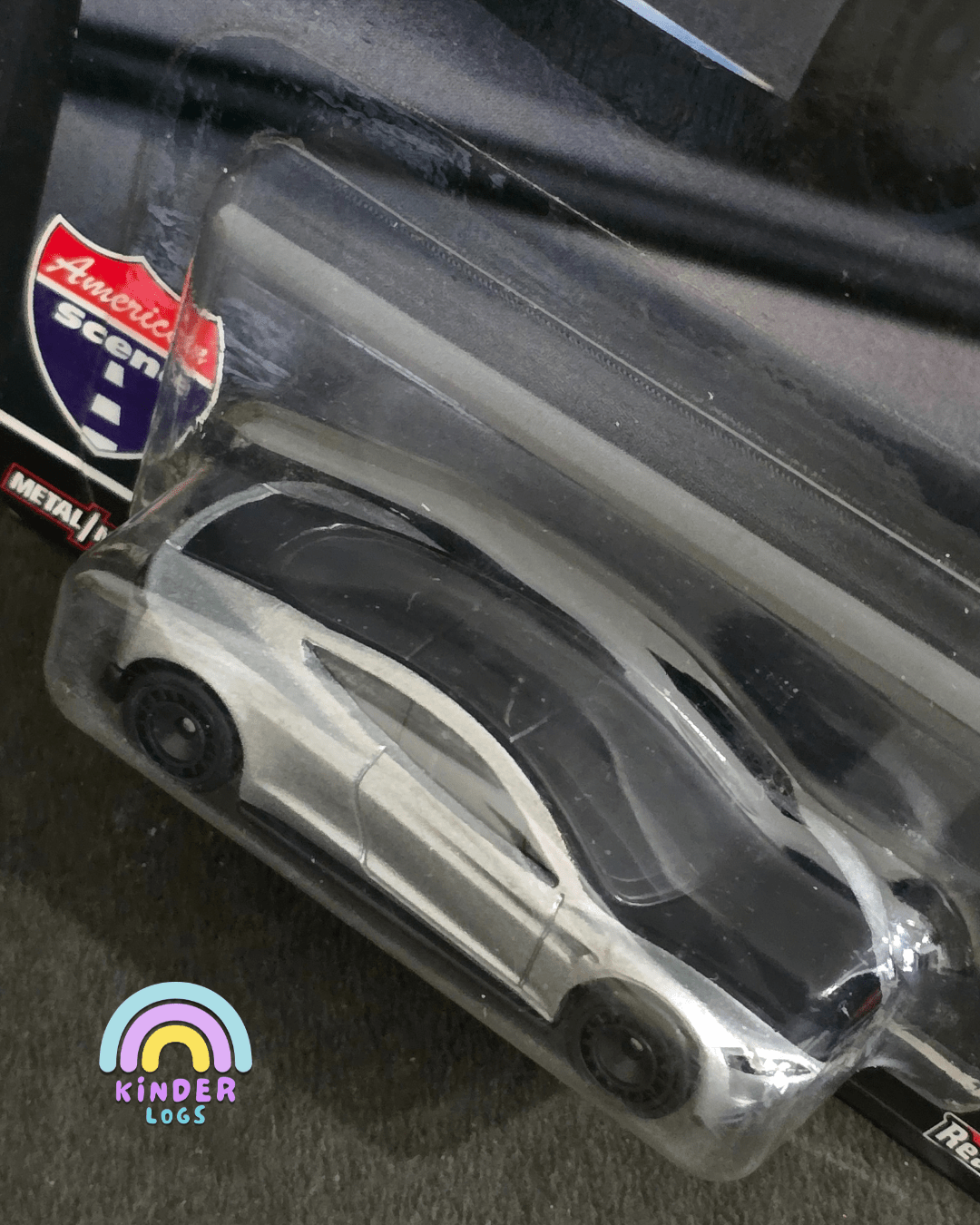 Premium Hot Wheels Tesla Roadster - American Scene (Imported) - Kinder Logs