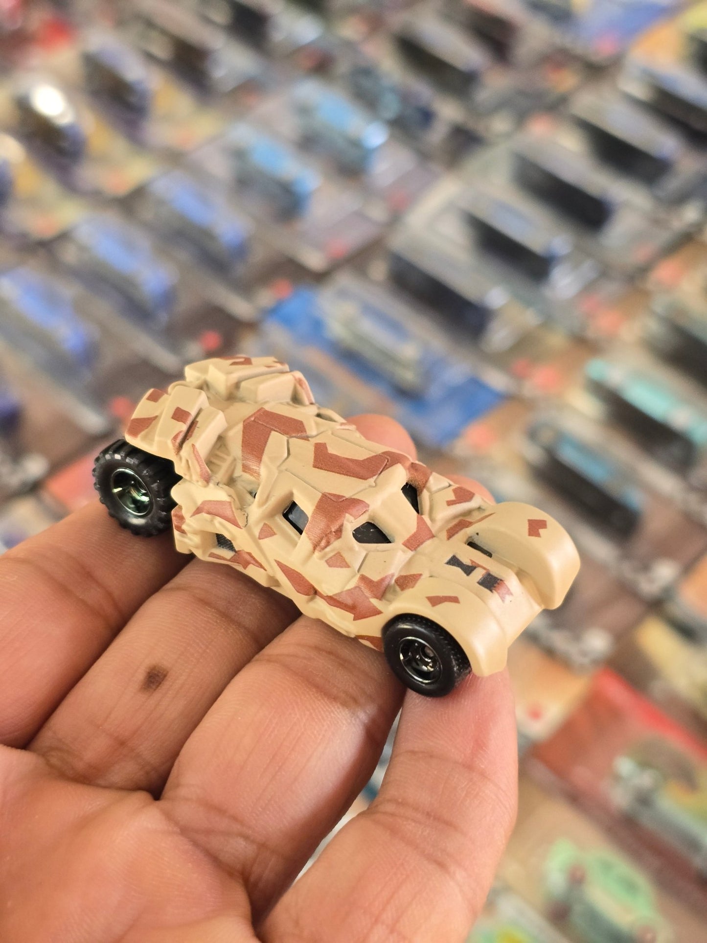 Premium Hot Wheels The Dark Knight Batmobile (Uncarded) - Kinder Logs